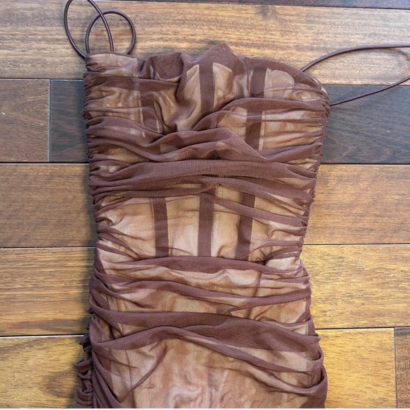 Nookie Mecca Mesh Mini Dress - XS - BNWT - Picture 6 of 9